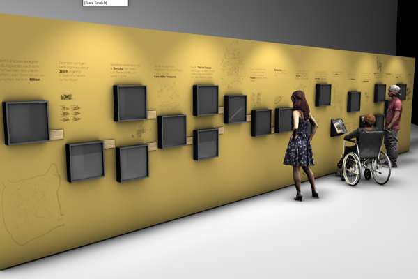 Ausstellungswand