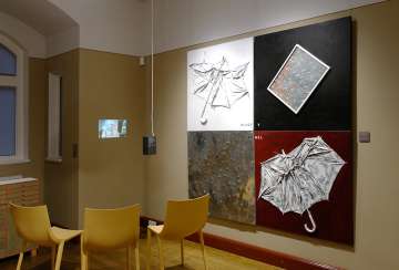 Medienstation im Ausstellungsraum